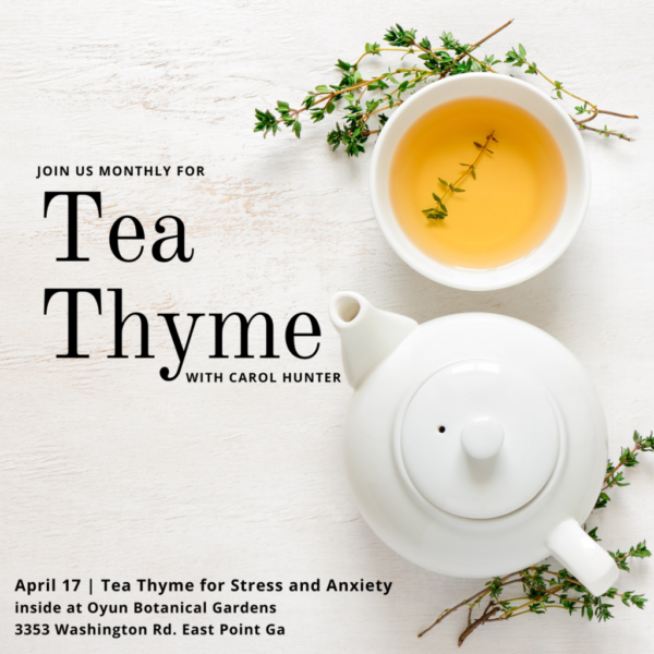 Tea Thyme: Tea Thyme for Stress and Anxiety