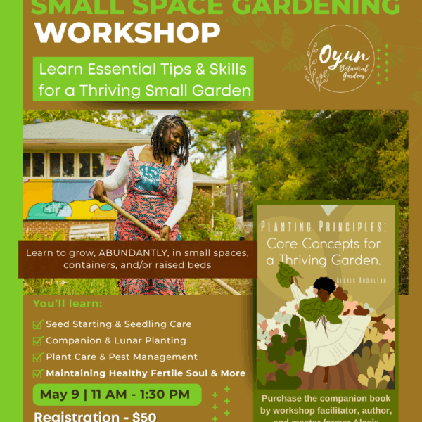 Small Space Gardening Workshop