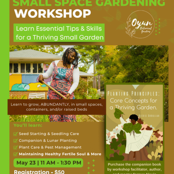 Small Space Gardening Workshop