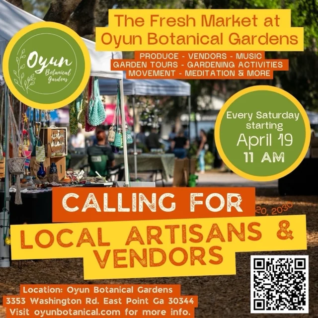 We are still accepting applications from: 🌿 Artisans & Makers 🍞 Baked Goods Vendors 🍗 Meat & Poultry Vendors 🥗 Food Vendors of all kinds Why join us? ✅ High visibility & foot traffic from a loyal and wellness-focused audience ✅ Free marketing support via our social media, email list, and community partners ✅ Connect with a values-aligned community in a serene and sacred green space ✅ Limited curated vendor spaces to ensure quality and diversity 📩 Apply now at the link in bio We would love to spotlight your offerings at our market. Let’s grow something beautiful together 🌱